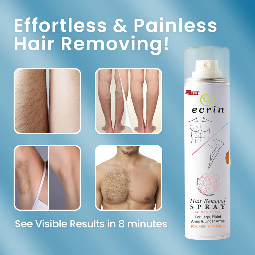 Ecrin Hair Removal Spray Instant Smooth Skin Formula