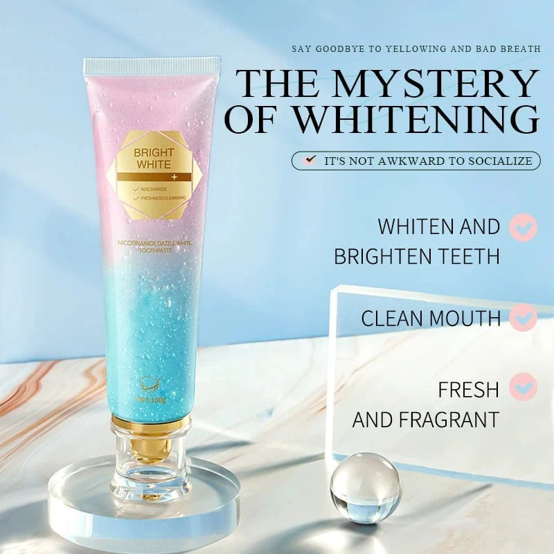 Niacinamide Whitening Toothpaste 2-Pack Natural Teeth Whitening & Gum Care