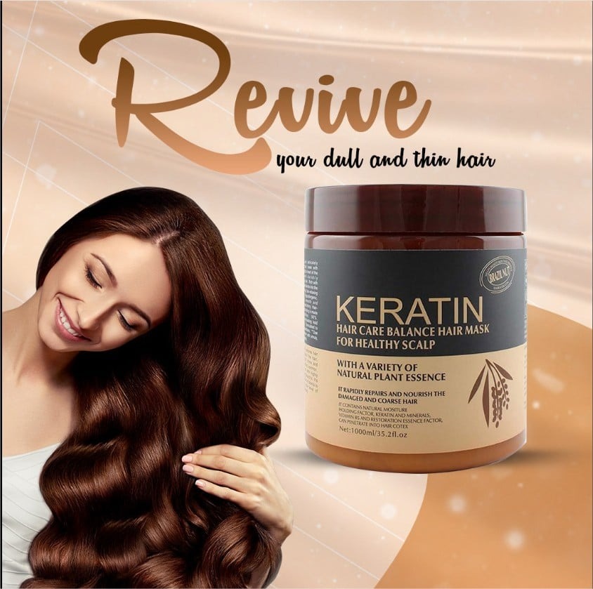 Brazil Nut Keratin Hair Mask & Treatment 1000 ml